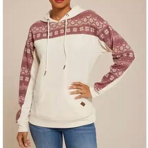 Homeward Fair Isle Sleeve Hoodie